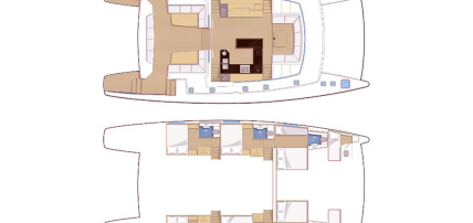 Croisière Grenadines Catlante C620 - Catégorie Confort, Croisière Antilles, Martinique par Ôvoyages Croisière Grenadines Catlante C620 - Catégorie Confort, Croisière Antilles, Martinique par Ôvoyages