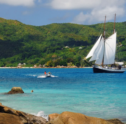 Croisière Silhouette Cruises Sea Pearl, Croisière Seychelles, Praslin par Ôvoyages Croisière Silhouette Cruises Sea Pearl, Croisière Seychelles, Praslin par Ôvoyages