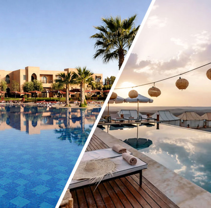 Marrakech & Désert : Smart club Marrakech Ryads Parc 4* & Mia Agafay Resort 4* by Ôvoyages, Séjour Maroc, Marrakech par Ôvoyages Marrakech & Désert : Smart club Marrakech Ryads Parc 4* & Mia Agafay Resort 4* by Ôvoyages, Séjour Maroc, Marrakech par Ôvoyages