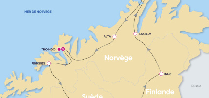 Autotour Les 3 Laponies : Sous le Soleil de Minuit, Circuit Finlande, Laponie par Ôvoyages Autotour Les 3 Laponies : Sous le Soleil de Minuit, Circuit Finlande, Laponie par Ôvoyages