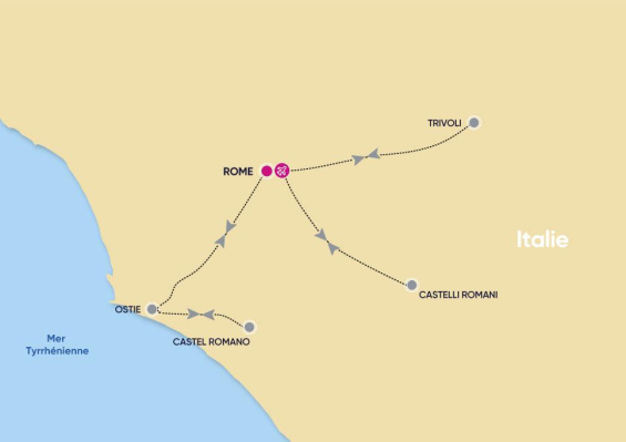 Autotour Rome & la région de Lazio 4* Autotour Rome & la région de Lazio 4*