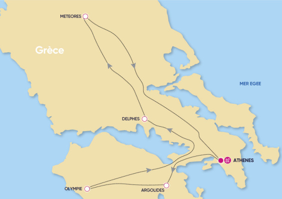 Circuit Grèce Classique & Météores 3* Circuit Grèce Classique & Météores 3*