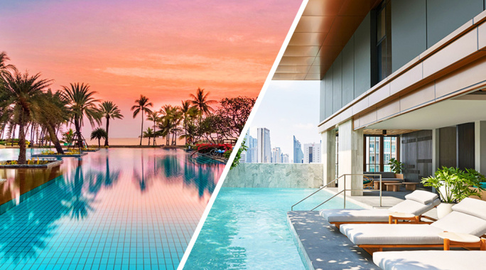 Combiné dusitD2 Samyan Bangkok 4* by Ôvoyages & Dusit Thani Hua Hin 5* by Ôvoyages, Combiné Thaïlande, Bangkok par Ôvoyages Combiné dusitD2 Samyan Bangkok 4* by Ôvoyages & Dusit Thani Hua Hin 5* by Ôvoyages, Combiné Thaïlande, Bangkok par Ôvoyages