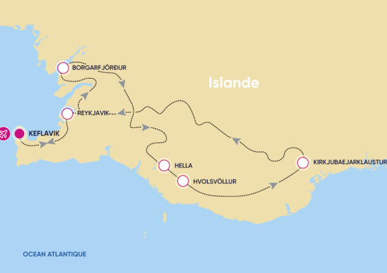 Autotour entre Glaciers & Aurores Boréales 3* Autotour entre Glaciers & Aurores Boréales 3*